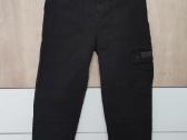 Juodos storos cargo medvilnės kelnės berniukui