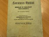 Šventasis Raštas. Penktadis Tomas. 1937