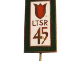 Ltsr 45 metai jubiliejinis ženklelis 1985