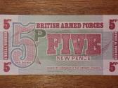 Anglijos 5 pencu banknotas