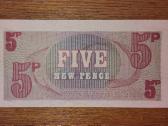 Anglijos 5 pencu banknotas - nuotraukos Nr. 2
