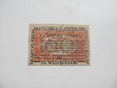 Notgeldas 50 pfenig , Flensburg Vokietija , 1920