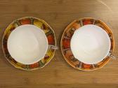 Aladenko fine bone china puodeliai su lėkštutėmis - nuotraukos Nr. 4