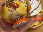 Aladenko fine bone china puodeliai su lėkštutėmis - nuotraukos Nr. 9