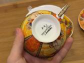 Aladenko fine bone china puodeliai su lėkštutėmis - nuotraukos Nr. 11