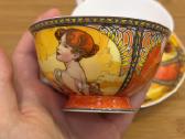 Aladenko fine bone china puodeliai su lėkštutėmis - nuotraukos Nr. 16