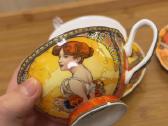 Aladenko fine bone china puodeliai su lėkštutėmis - nuotraukos Nr. 17