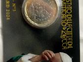Vatikano 1 euro monetų kortelė 2024