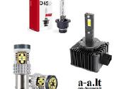 LED, Xenon, Halogen lemputės, blokeliai