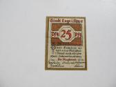 Notgeldas 25 pfenig , Lage Vokietija , 1921