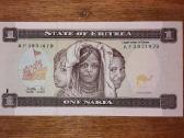 Eritrea 1 nakfa banknotas