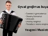 Gyva muzika: vestuvės, gimtadieniai, dovanų koncer