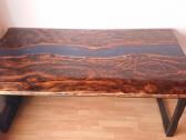 Epoksidinis stalas, rivertable , Diy