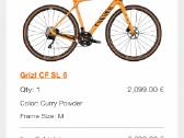 Canyon Grizl CF SL 6 (M dydis) Gravel Dviratis - nuotraukos Nr. 9