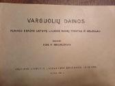 Parduodu knyga,varguolių dainos,1936m
