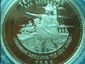 Moneta Bahamas 1988m. 10 dollars, sidabras