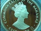 Moneta Bahamas 1988m. 10 dollars, sidabras - nuotraukos Nr. 2