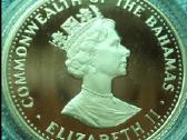 Moneta Bahamas 1987m. 10 dollars, sidabras - nuotraukos Nr. 2