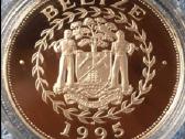 Moneta Belize 1995m. 10 dollars, sidabras - nuotraukos Nr. 2