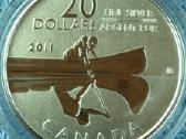 Moneta Canada 2011m. 20 dollars, sidabras