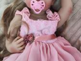 Didelė rožinė princesė reborn lėlė