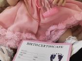 Didelė rožinė princesė reborn lėlė - nuotraukos Nr. 7