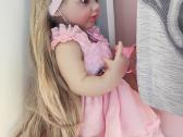 Didelė rožinė princesė reborn lėlė - nuotraukos Nr. 14
