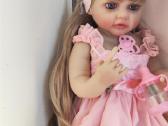 Didelė rožinė princesė reborn lėlė - nuotraukos Nr. 16