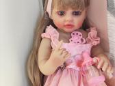 Didelė rožinė princesė reborn lėlė - nuotraukos Nr. 18