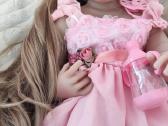 Didelė rožinė princesė reborn lėlė - nuotraukos Nr. 19