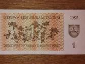 Lietuvos 1 talono banknotas - nuotraukos Nr. 2