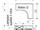 Tvirtas darbo stalas - nuotraukos Nr. 2