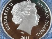 Moneta Solomon islands 2011m. 1 dollar, sidabras - nuotraukos Nr. 2