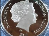 Moneta Solomon islands 2011m. 1 dollar, sidabras - nuotraukos Nr. 2