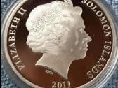 Moneta Solomon isl. 2011m. 10 dollars, sidabras - nuotraukos Nr. 2