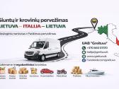 Siuntu gabenimas Lietuva-čekija-austrija-italija