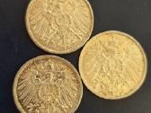 Vokietija 1914,1915 1 Mark Ag900 5,56g - nuotraukos Nr. 2