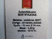 Sidabrinis Lsdp 120 ženkliukas - nuotraukos Nr. 6