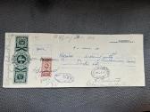 100 litų vekselis 1938 m. su protestu