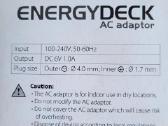 Naujas Energydeck Ac adapteris