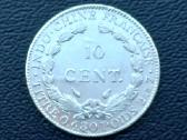 10 centų 1937m. Indokinija sidabras 680 - nuotraukos Nr. 2