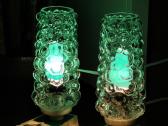 Vintažiniai "bubble glass" stiliaus šviestuvai - nuotraukos Nr. 2