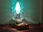 Vintažiniai "bubble glass" stiliaus šviestuvai - nuotraukos Nr. 3