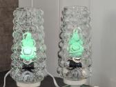 Vintažiniai "bubble glass" stiliaus šviestuvai - nuotraukos Nr. 5