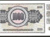 Jugoslavijos banknotai - nuotraukos Nr. 28