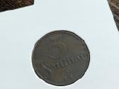Latvija 5 santimai, 1922