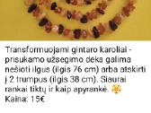 Gintariniai karoliai - nuotraukos Nr. 3