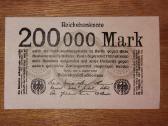 Vokietijos 200.000 markių banknotas