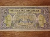 Anglijos 1 šilingo banknotas