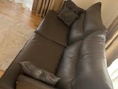 Natūralios odos sofa - nuotraukos Nr. 4